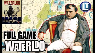 WATERLOO Full Game PLAYTHROUGH / Classic AVALON HILL Boardgame