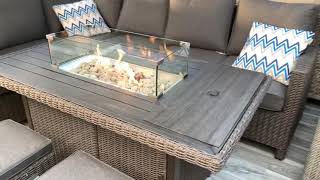 Kettler palma aluminium fire pit