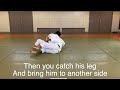 10 kesa gatame escape no.4 　袈裟固の逃げ方　no.4