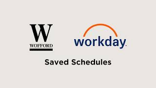 03 - Saved Schedules