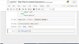 Map, Filter and Lambda Expressions in Python || Learning Python Advanced Tutorial