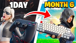 My 6 MONTH Controller to Keyboard and Mouse Progression (Fortnite)