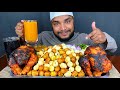 ASMR EATING 200 EGGS AND GRILLED CHICKEN WITH RICE , EATING VIDEOS