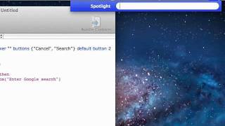 AppleScript - Search Engine