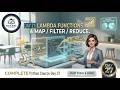 DAY 27: LAMBDA FUNCTIONS & MAP / FILTER / REDUCE | 90-Day Python Mastery Program | EDULEXIS |