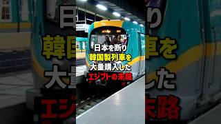 ㊗️100万再生突破！日本を断り韓国製列車を大量購入したエジプトの末路　#海外の反応  #日本  #韓国