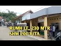 tanah murah luas 230 MTR,,surat SHM+ HARGA 200 juta nego,minat di wa 082321726833