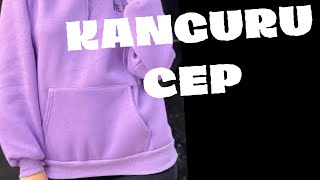 Kanguru cep nasıl dikilir? Esnetmeden kanguru cep dikimi. sweatshirt.