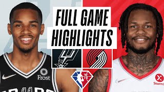 SPURS at TRAIL BLAZERS | FULL GAME HIGHLIGHTS | March 23, 2022