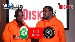 Amazulu 1-1 Orlando Pirates | Siphelele Mthembu is a Defender😂 | Junior Khanye