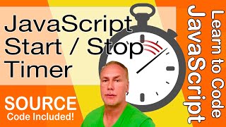 JavaScript Lesson Start and Stop Timer GetTime For Timer using Date