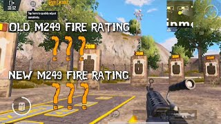 Comparing Fire Rating with Old M249 VS NEW M249