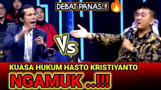 Debat panas ! kuasa hukum Hasto Kristiyanto dan ex penyidik KPK bikin emosi