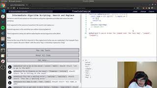 Search and Replace | Intermediate Algorithm Scripting | Free Code Camp