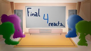 [BFB/Gacha Club] The Final 4 reacts to BFDI Animation memes