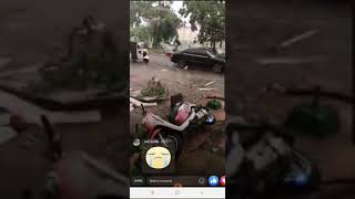 Big raining 04.06.2020(ភ្លៀងមួយមេធំលាយឡំនិងខ្យល់កន្ត្រាក់ធ្វើអោយមានផ្គររន្ទះនិងបាក់ដើមឈើ)