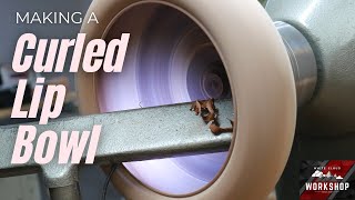 Woodturning - Curled lip Pohutukawa bowl