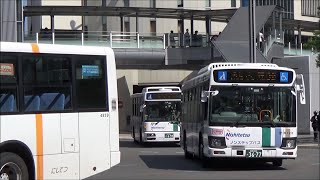 博多バスターミナル　ひっきりなしにバスが来る　Hakata Bus Terminal, Fukuoka　(2020.10)