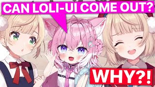 Koyori Tries Luring Out Loli-Ui (Shigure Ui \u0026 Hakui Koyori / Hololive) [Eng Subs]