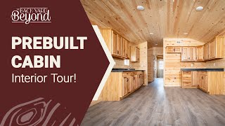 Prebuilt Cabin | Finished Cabin Interior Tour | The Backyard and Beyond