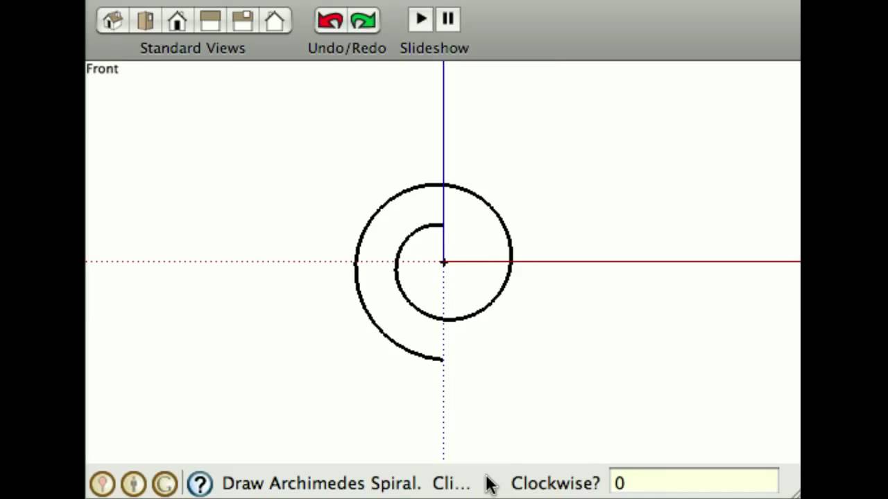 Draw Spirals And Cornu Splines Interactively In SketchUp - YouTube