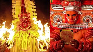 Agnikandakarnnan theyyam kasargod district. അഗ്നി കണ്ടകർണൻ തെയ്യം