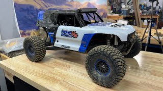 FMS ROCHOBBY 1:7 Ridge Racer U4 Desert Buggy size comparison \u0026 FIRST Real Bash!