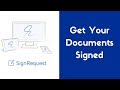 How To Get Documents Signed Online Using SignRequest