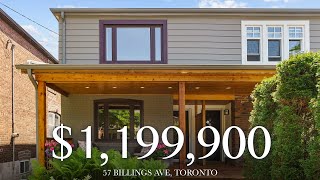 $1,199,900 - Leslieville Semi Combination Of Indoor/Outdoor Living Spaces 57 Billings Ave, Toronto