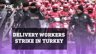 Turkey: Delivery workers strike for higher pay
