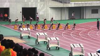 2015.5.9 丹有高校総体 男子100m 予選3組