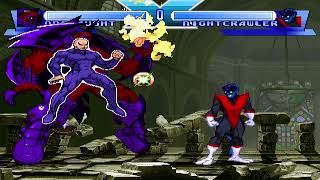 Onslaught vs Nightcrawler (X-Men Mugen) (CPU Fights) (Best of 3)