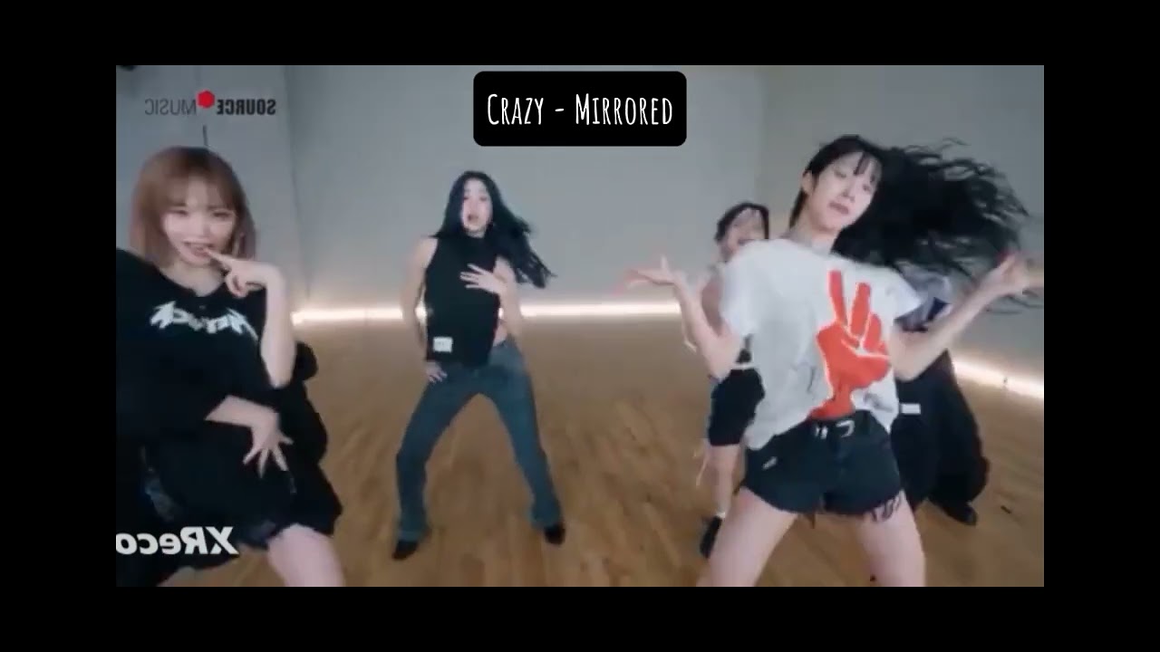 Crazy Le Sserafim Dance Mirrored Youtube