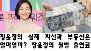 장윤정의 실제 자산과 부동산은 얼마일까? 장윤정의 월별 출연료 공개