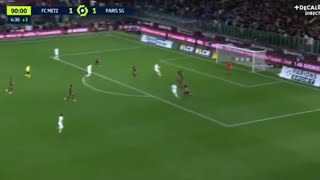 Achraf Hakimi second goal vs Metz | Metz vs PSG | 1-2 |