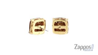 Kate Spade New York Glitter Small Square Studs Earrings SKU: 9170262