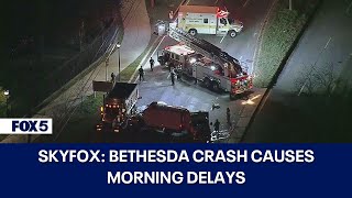 Traffic Alert: Bethesda crash causes Thursday morning delays