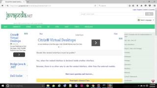 Should the nested interface must be public? - javapedia.net