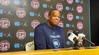 UNC Basketball: Hubert Davis Pre-NC State Press Conference