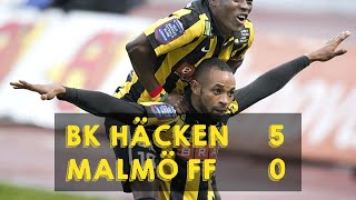 BK Häcken - Malmö FF (5-0) Allsvenskan 2012