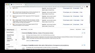Ageline on EBSCO 5 - Combining search concepts