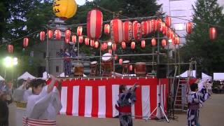 やりましょう盆踊り8/21 2013仙台本町錦町公園グラウンド夏祭り、被災者の皆さんと一緒に踊ろう