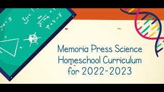 Memoria Press Science - Homeschool Curriculum for 2022-2023