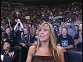 Stan Twitter: Lillian Garcia clapping and crying and pointing at Trish Stratus