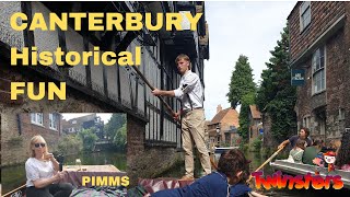 Exploring Canterbury: Punting, PIMMS, and Spider Tunnel Terror!