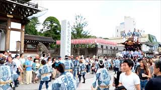 成田祇園祭「御神輿出御と総曳き」当番町花崎町　2018 7 8