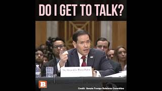 "Do I Get to Talk?!" Rubio Snaps at Leftist Senator