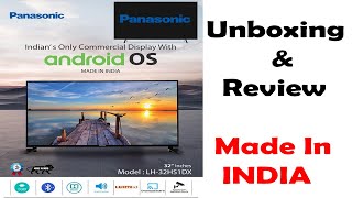 Panasonic (LH-32HS1DX) android TV Unboxing and review in Tamil