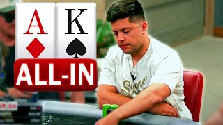 Mariano ALL IN With Ace-King ($50/$100)