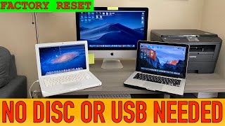 Factory reset your MacBook : Mac without restoration disc or usb